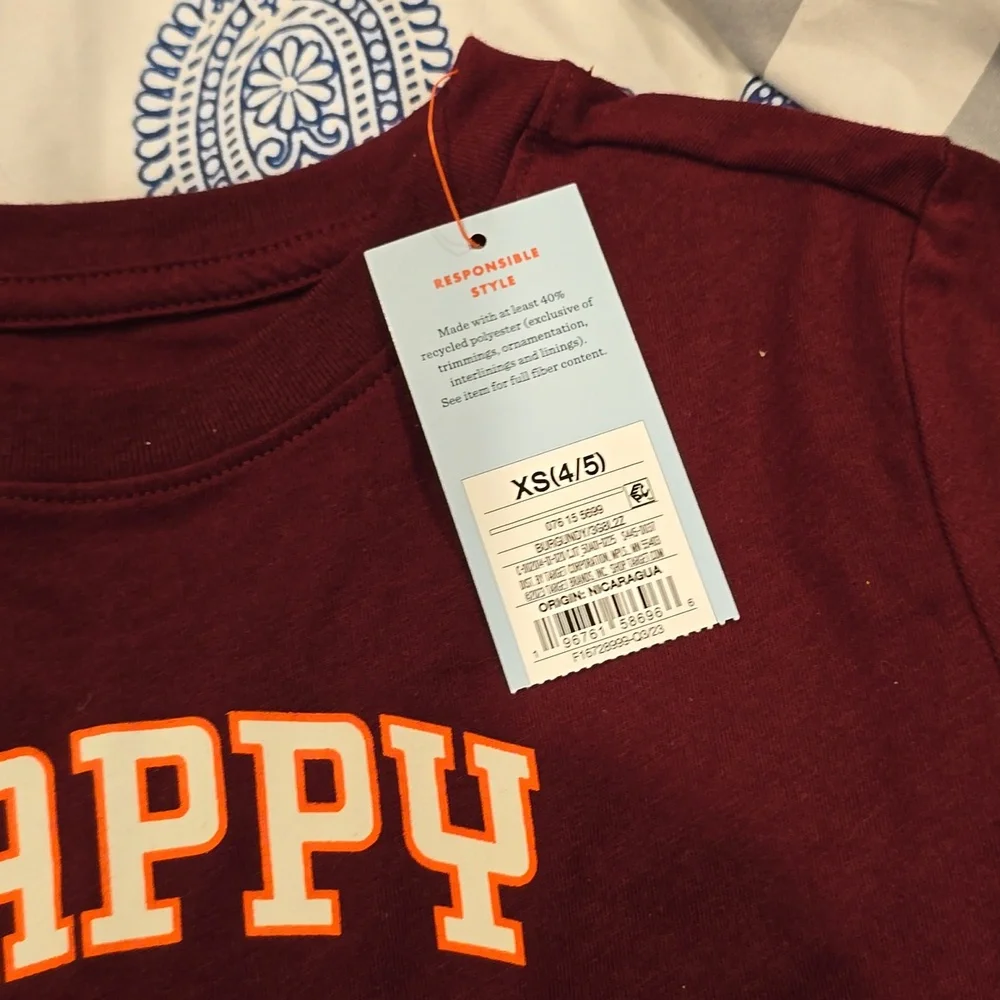 ❤️10/$40 New cat & jack thankful shirt